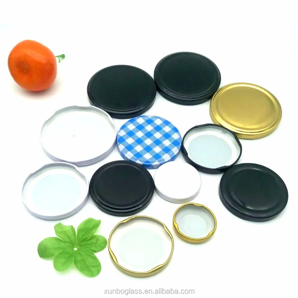 Custom Jar Lids Metal Caps 38mm 43mm 48mm 53mm 58mm 63mm 70mm 82mm