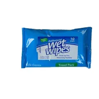 

antibacterial wet wipe 15pcs hands and face moisturizing towellettes