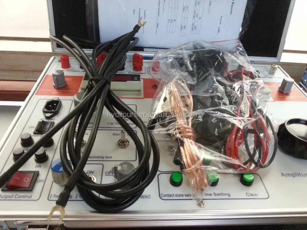 Single Phase Secondary Injection Test Set Relay Protection Tester - Buy ...