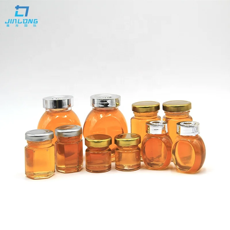 
Good quality small glass jar packing pure natural honey help boost your immune system 