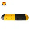 YT-D013 Biack-yellow reflective recycled rubber effectiveness of speed hump