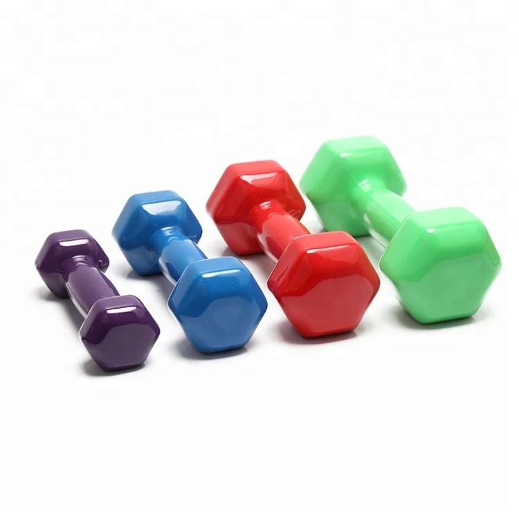 set of dumbells