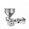 Hot selling semi automatic bottle filler factory price pneumatic table fruit granule filling machine