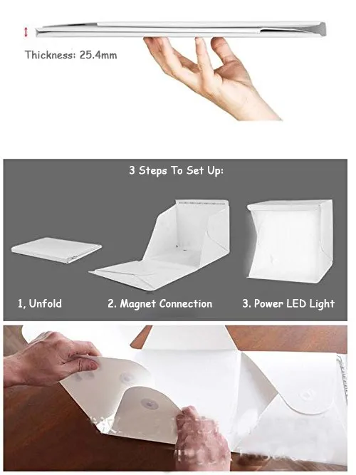 折りたたみ式9 デスクトップテーブルフォトスタジオライトテントビデオ照明ボックス Ledライト付きシューティングテント Buy フォト スタジオライトテント テーブルテント テント照明 Product On Alibaba Com