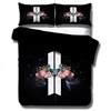BT21 KPOP BTS Bangtan Boy Bedding Set Girl Boy Child Duvet Cover Flat Pillow Case