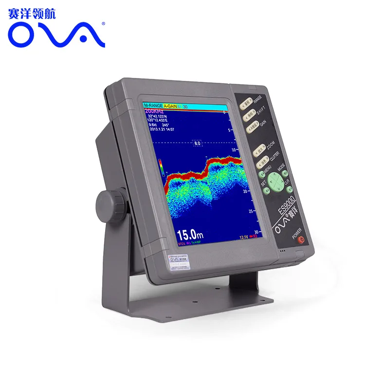 10" Sonar Echo Sounder With Ultrasonic Transducer Marine Depth Finder Buy Marine Depth Sounder