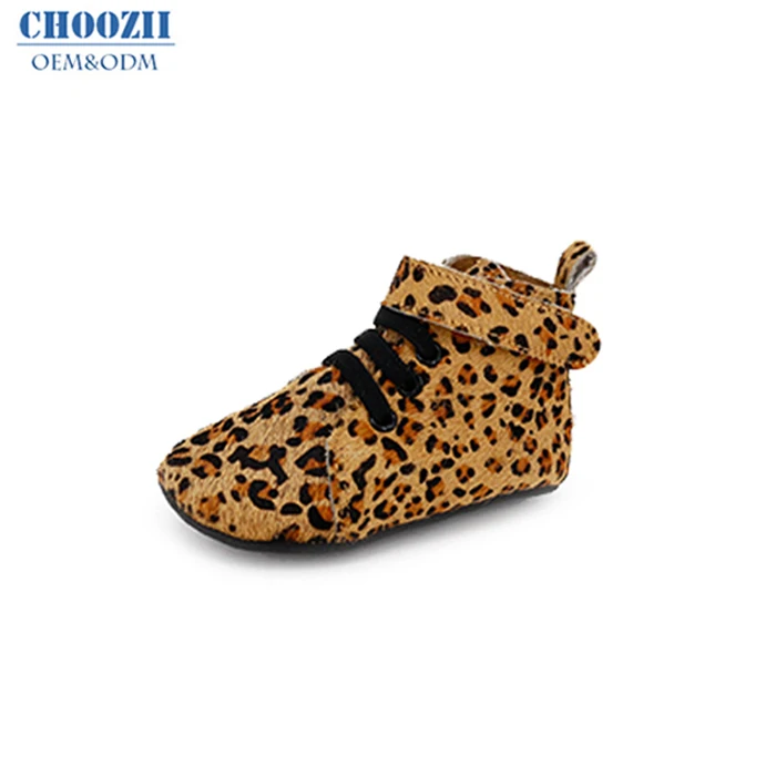 

Choozii Warm Autumn Indoor Outdoor Fancy Handmade Genuine Leather Shoes Leopard Ankle Soft Boots Winter Leather For Infant Baby, Leopard / odm