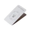 Custom logo content 300g soft coated paper middle folded style hanging label tag two sides multicolor printing hangtag for towel
