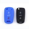 3 Buttons Replacement silicone Car Key cover case for Kias K2 K5 Sportage auto accessories