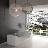 One Person Spa Bath Tempered Glass Bathtubs Acrylic Stone Tub BS-8647