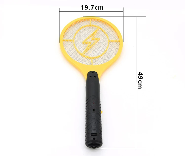 

Electric Shock Cordless Battery Power Electric Fly Mosquito Swatter Bug Zapper Racket Insects Killer Supplies, Blue,,red