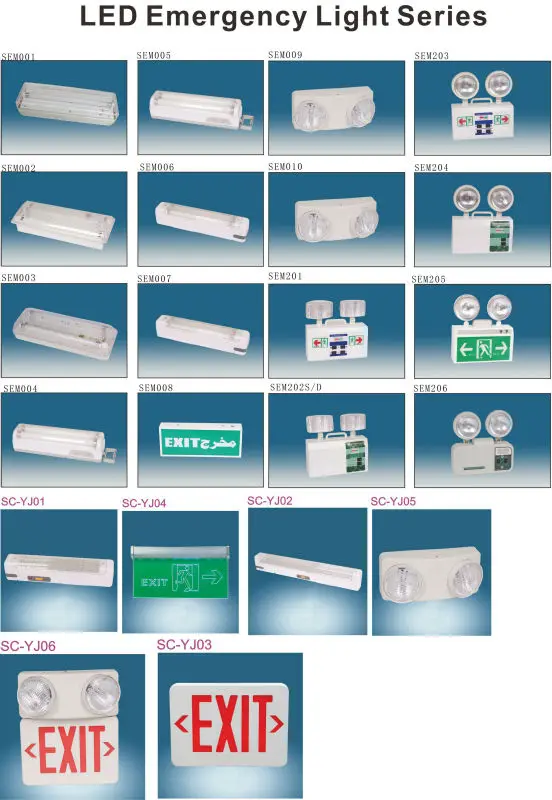 Abs Red Color Fire Exit Rechargeable Emergency Light Cover Buy