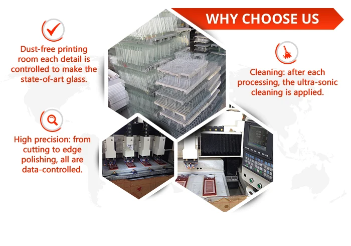 ceramic frit painted glass