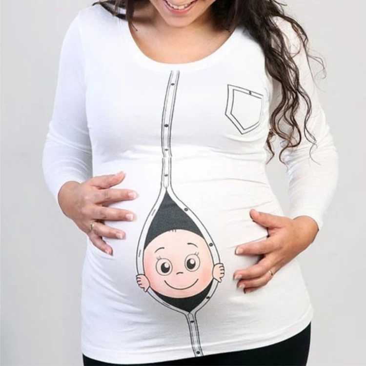 

Plus Size Maternity Wear Women Tee Shirt