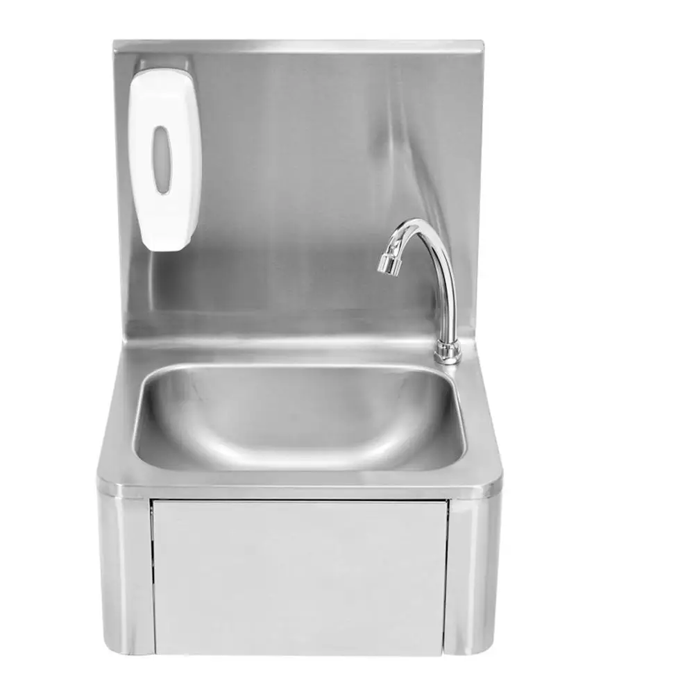 
Commercial hand free knee operated sink stainless steel sink washing basin for restaurant  (62221178577)