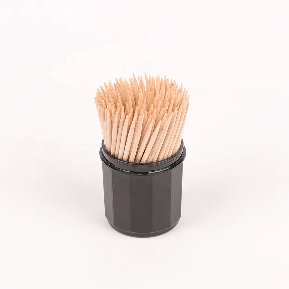 Naturel bambou cure-dents jetable Promotionnel &eacute;cologique cure-dents