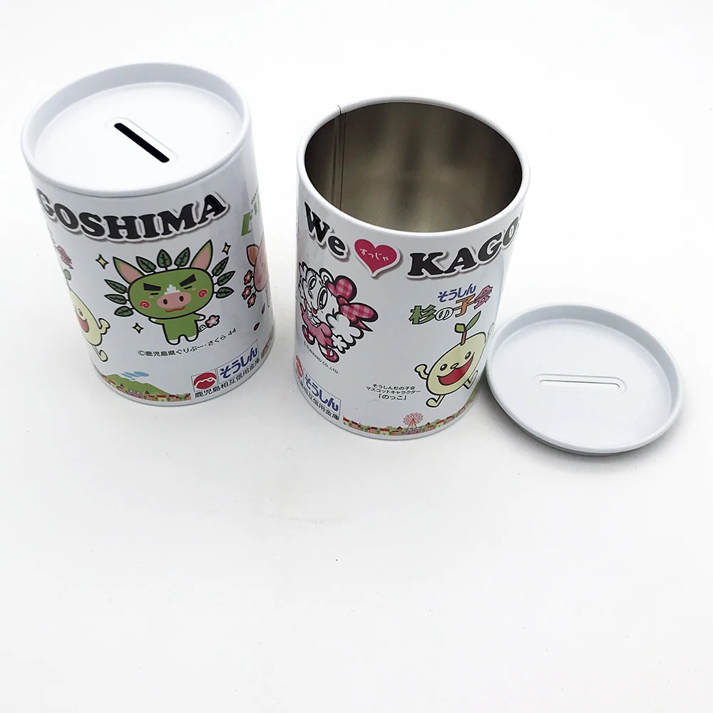 Tin Money Tin Boxes With Opening Lid Buy Round Money Tin Box With