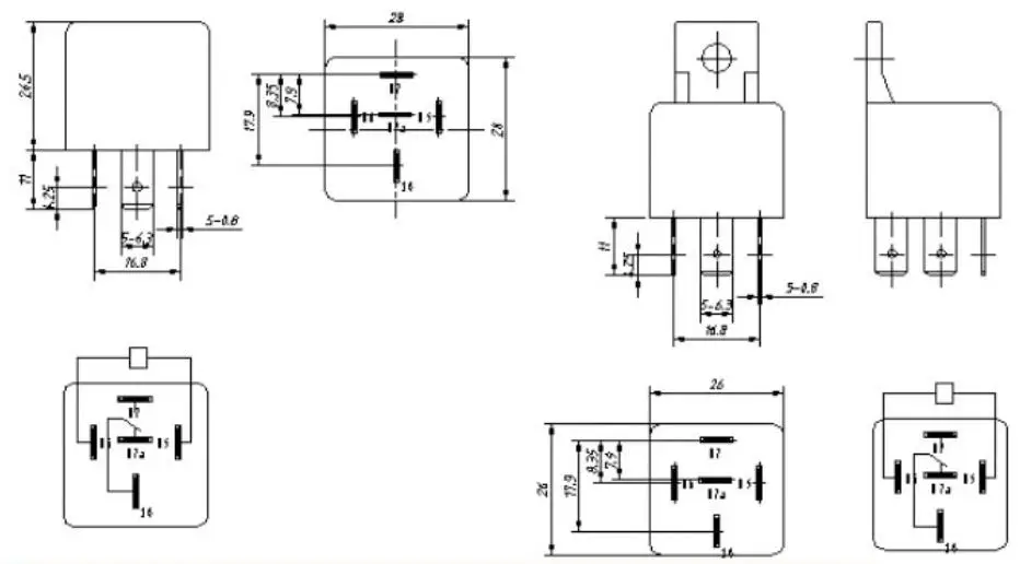 Jd1912 40a 12vdc Auto Parts Relay/auto Relay/enable Relay Assembly ...