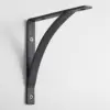 OEM black fold down heavy duty bracket triangle shelf brackets