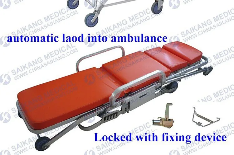 SKB039(E) Emergency Patient Trolley_Jiangsu Saikang Medical Equipment ...