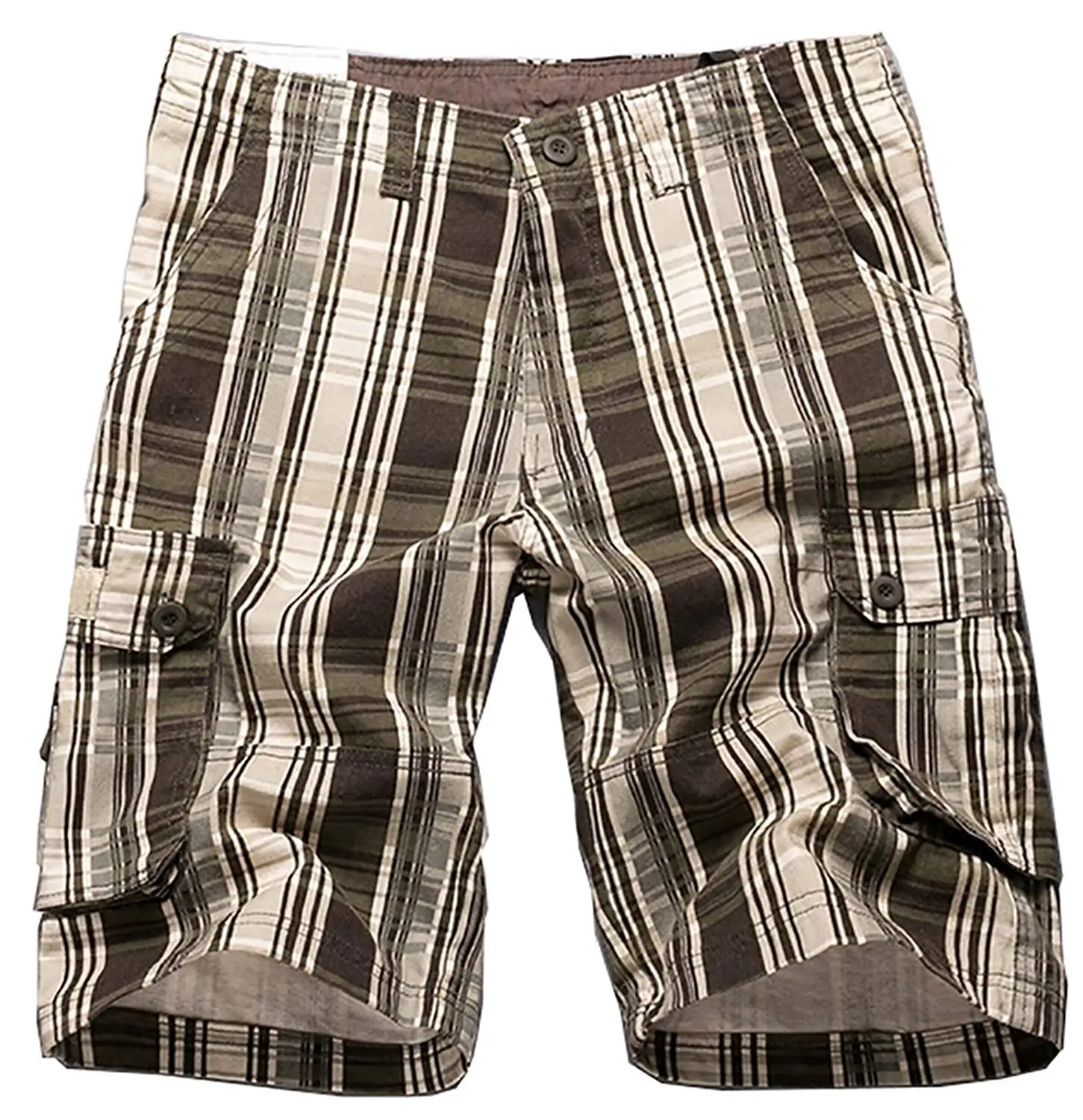 Bstge Mens Regular Fit Athletic Cargo Shorts