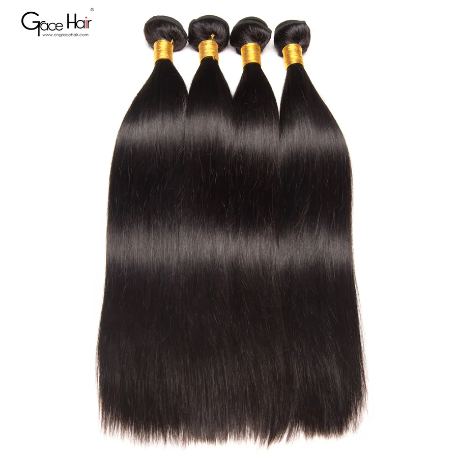 

Soft silk straight hair extension mink hair brazilian virgin hair weft