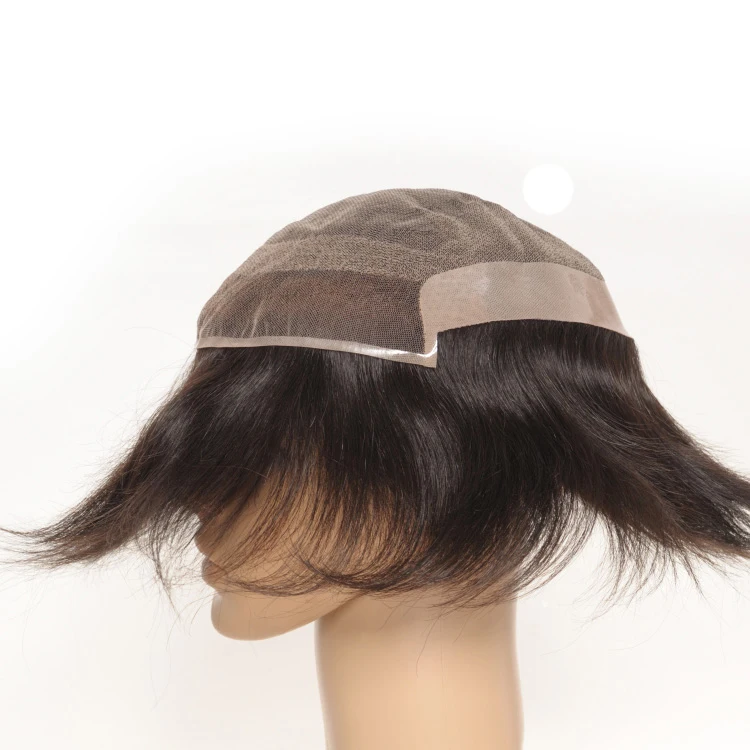 

Full lace 6 inch virgin human hair men's toupee