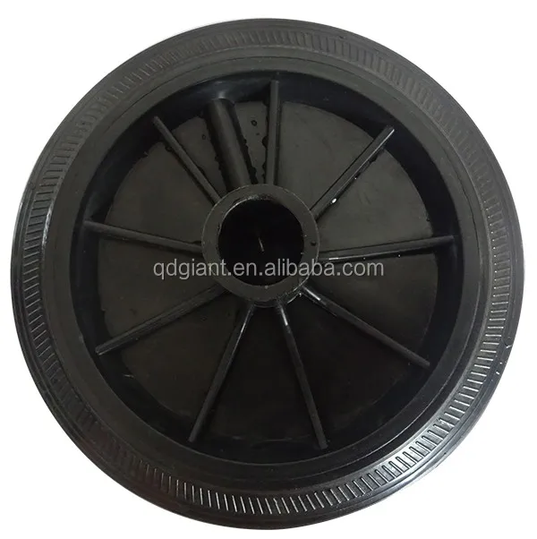 Qingdao factory 10x3.00-4 solid wheel
