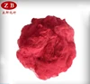 colored recycled polyester staple fiber psf to blend with cotton