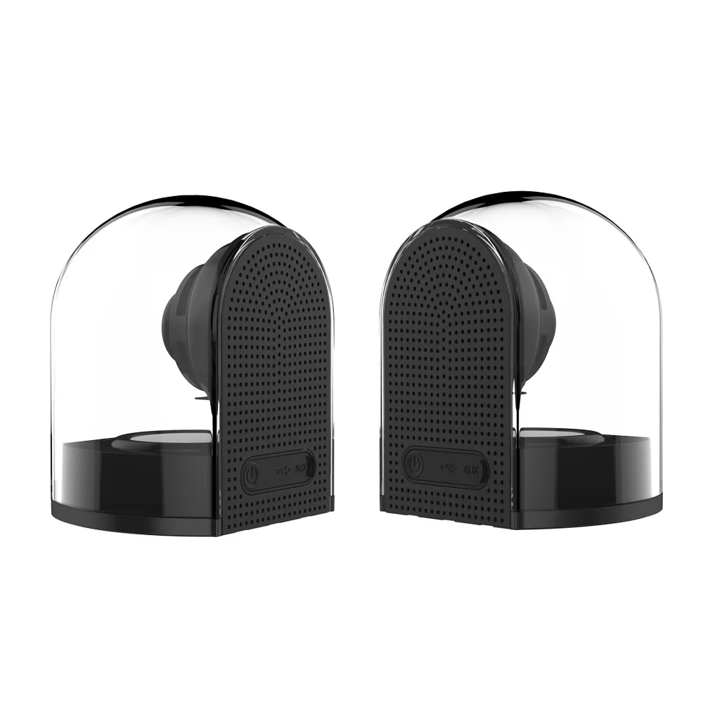 

New OVEVO D18 Dual Wireless Speaker Mini Magnetic suction outdoor speakers 360 degree panoramic play, N/a