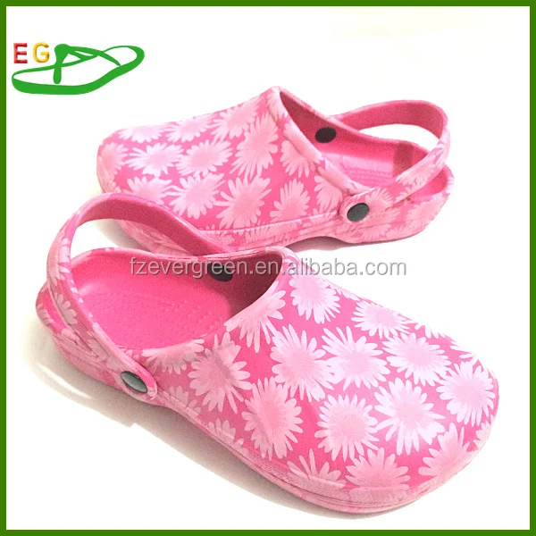 2015 EGA0626-01Cheap Women Chef Shoes with printing patterns Pink Fuxia etc Factory Offer