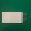 transparent led backlight/custom shape lcd screen for pH meter UNLB90375