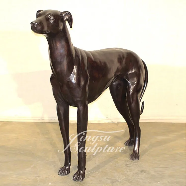 High Quality Bronze Greyhound Life Size Dog Statue Buy Bronze