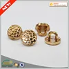 Custom golden designer coat buttons blinking sewing buttons for clothes