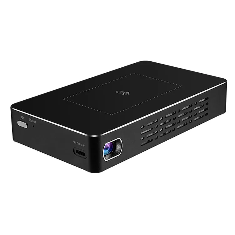 

High quality DLP mini smart projector with touch pad, Black