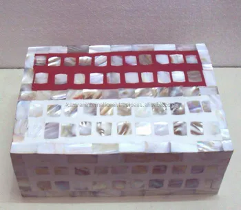 Decorative Box With Shell Decoration Decorative Handmade Dry