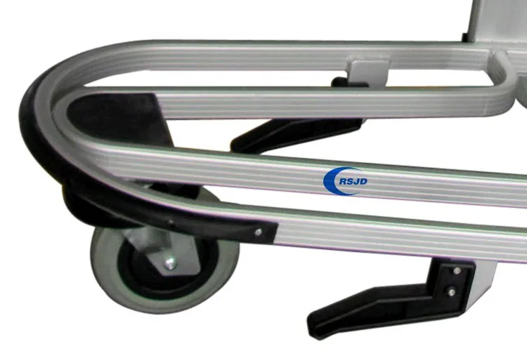 
3 wheels aluminum airport trolley 