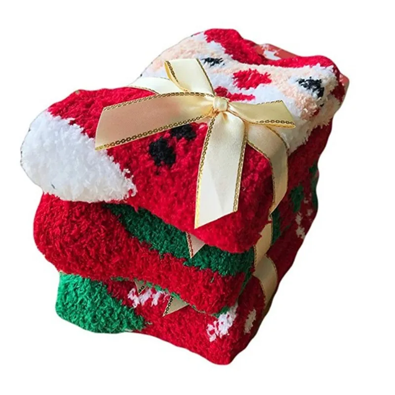 Promo custom jute christmas gift socks decoration