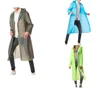 wholesale overhead EVA rain jacket with hood/pullover rain jacket