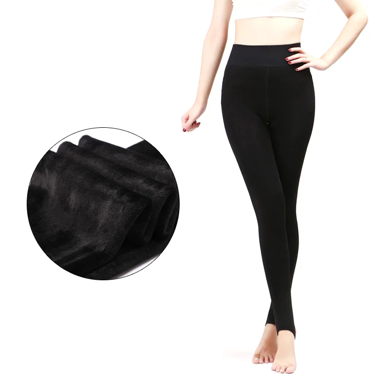 

high quality 230g autumn winter  fleece lined leggings for women
