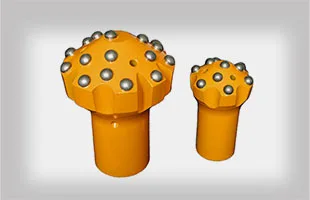 R25 R32 R38 Penambangan Alat Pengeboran Batu Keras Tambang Carbide Sisipan Threaded Reaming Tombol Bor Dome Bit Tahan Lama