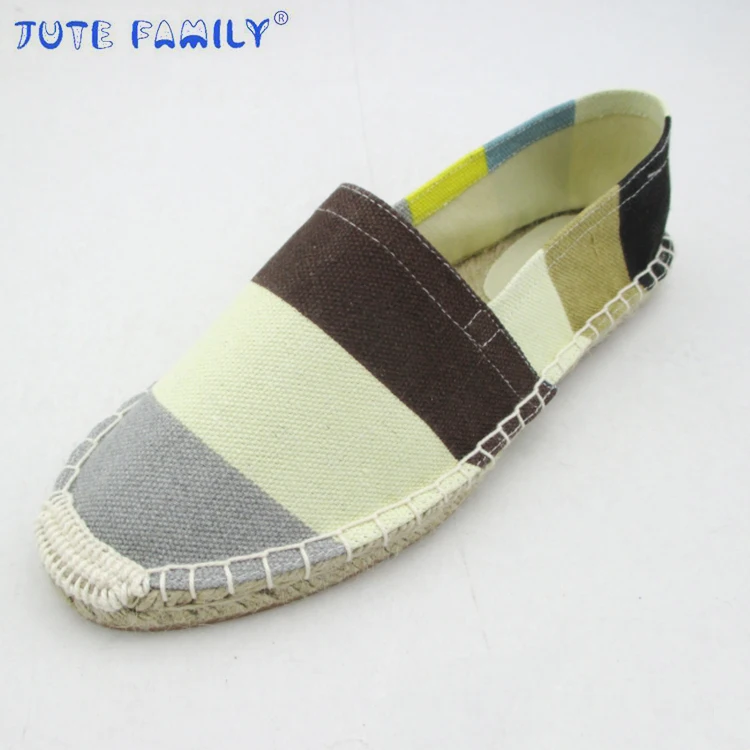 

New Look Good Quality Fashion New Design Canvas Espadrilles Men Shoes, Striped,as the picture or as client's request