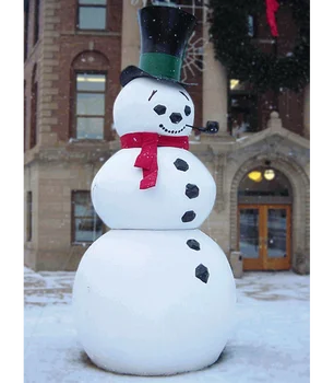 resin snowman statue