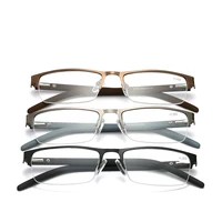 

Wholesale cheap Film Men Women Metal Half Frame Hyperopia Reading Glasses+1.0 1.52.02.5 3.0 3.5 4.0 Diopter