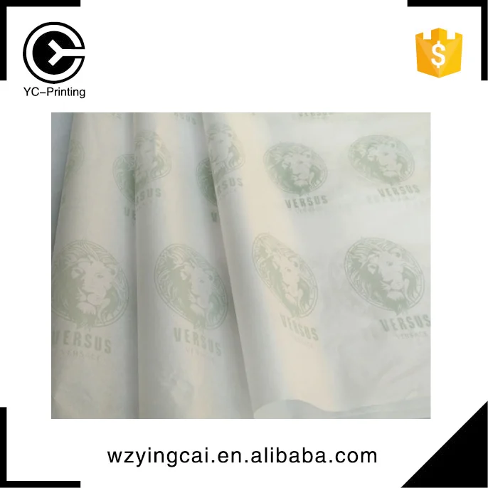 
Custom brands names color printed tissue wrapping paper with logo printing 