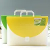 Stationery set school pocket expanding file folder with handle
