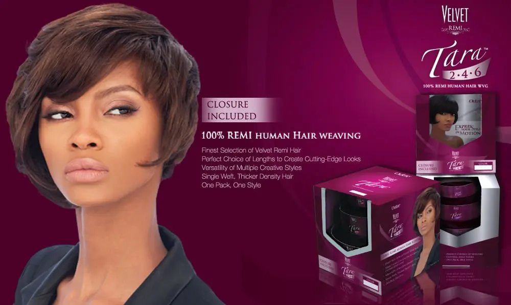 Buy Outre Velvet Tara 2 4 6 Color 1b Remi Human Hair Weave In