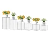 Acrylic Display Cube Pedestal Stand