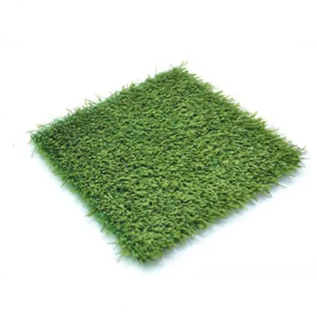 
soft second hand red realistic ski shock pad artificial grass 