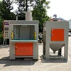 Buy Industrial Sand Blast Boot / Rotary Indexing Type Blasting Machine / Rotating Table Automatic Batch Sandblasting Machine